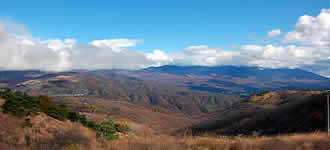 ビーナスラインより紅葉の山々